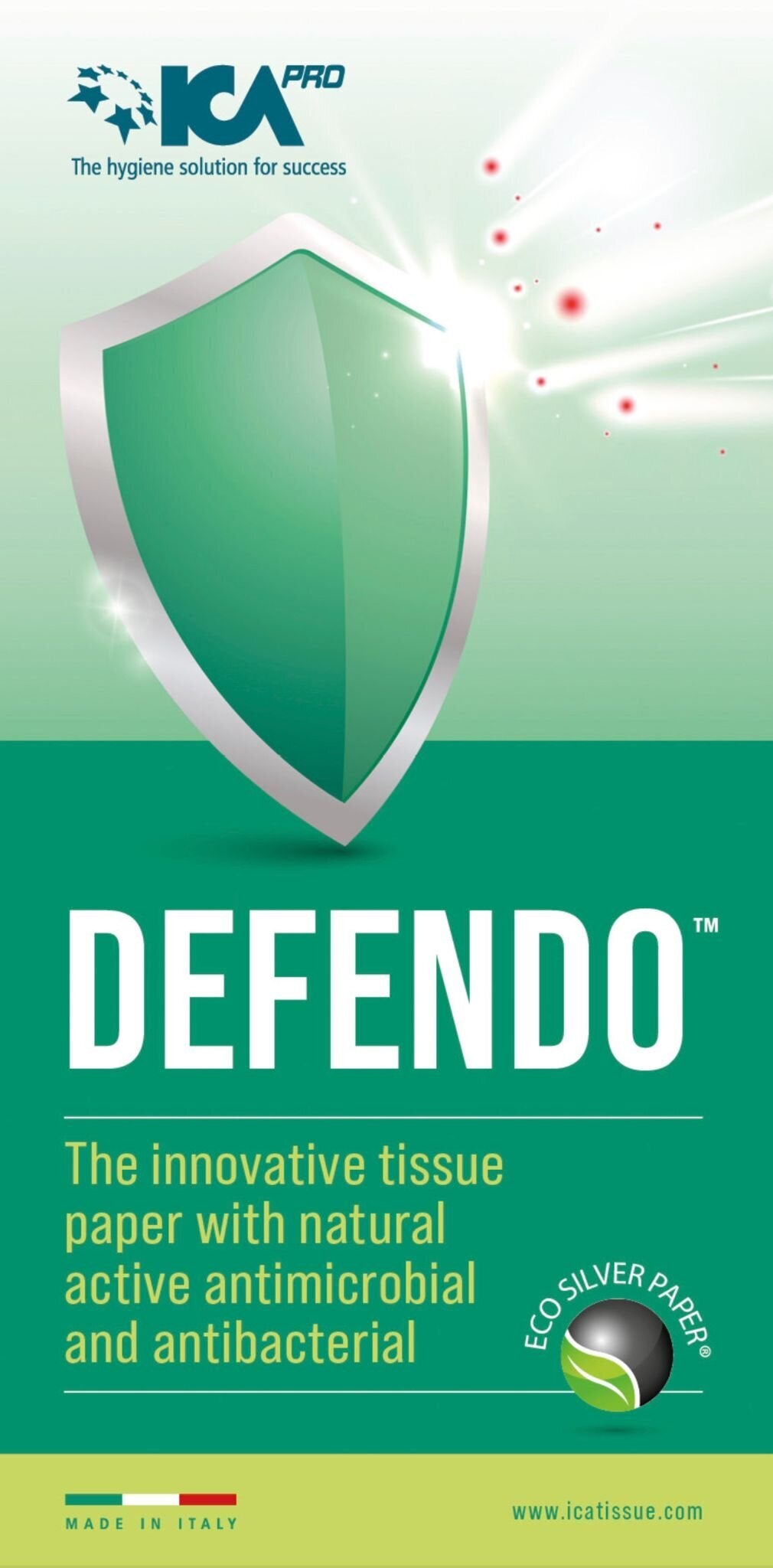 Defendo™ -  (意大利製造) ESP 銀離子殺滅病毒/細菌 3 層衛生卷紙10卷裝 { 6 條優惠裝}