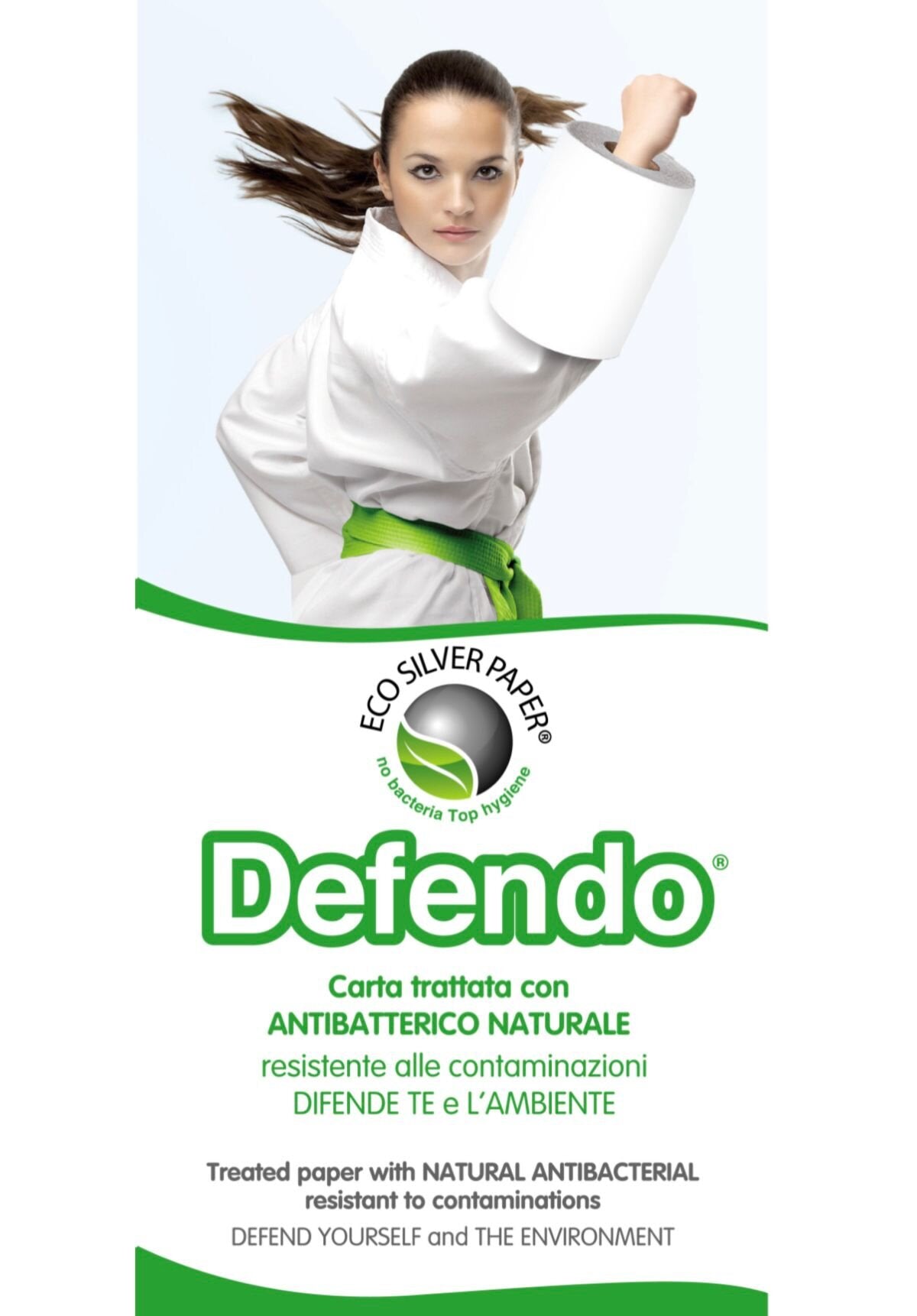 Defendo™ - (意大利製造)Eco Silver Paper (銀離子)多用途卷裝床墊紙 (2卷優惠裝）