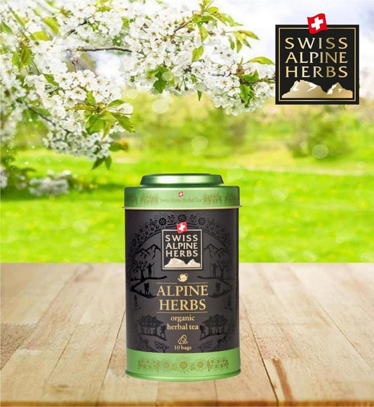 Swiss Alpine Herbs - Organic Herbal Tea Alpine Herbs 有機草本茶 高山草本 (鐵罐)